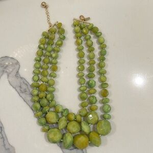 Kate Spade Give it a Swirl necklace - light green